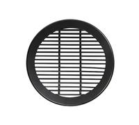 Vent Systems 8" Inch Soffit Cover - ABS Plastic Round Air Grille HVAC Register Louver for Bathroom Home Kitchen(Black,50cm/20in)