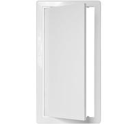 Vent Systems 8 x 16 Inch / 200 x 400 mm Access Panel - Easy Access Doors - ABS Plastic Access Panel for Drywall, Plasterboard, Wall and Ceiling - Electrical and Plumbing Service Plate/Door Cover