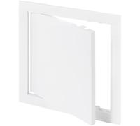 Vent Systems 8" x 8" Inch / 200 x 200 mm White Plastic Plumbing Access Panel - Plasterboard/Drywall Access Panel for Crawl Space - Wall Wire Cover - Access Door for Home, Garage, Wall, Ceiling