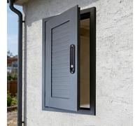 Vent Systems Black Metal Access Panel for Electrical Plumbing Fuse Box Cover Cabinet, 14"x24"/20"x40"/24"x48" Access Door Wall Hole Cover for Drywall(22x28in/56x71cm)