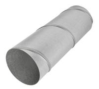 Vent Systems Spiral Duct for 100mm Ducting - 0.3m Long Round Spiral Air Duct - Galvanised Steel, Metal Ducting Pipe for Dryer Hose, Tumble Dryer Pipe - Straight Rigid Duct - AC Unit Pipe, 100mm Pipe