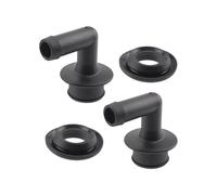 Vent Valves Elbow and Cover Set Heavy Duty ABS Engine Ventilation Elbow Cover Assembly Replaces 53013360AA for Car Engine Valves Repair Kit