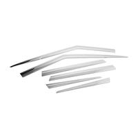 Vent Visor Awnings For Range For Rover For Evoque 2012-2019 Black Chrome Door Window Visor Vent Shades Sun Rain Guard 6PCS