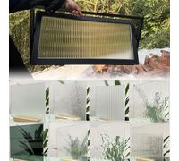 Vent Windows Custom Glass and Aluminum Frame, 360° Rotation Sliding Window Home Decor, Rectangle Embedded Bathroom Replacement Windows