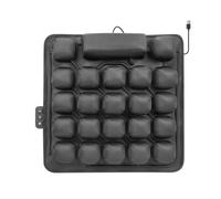 VentaEase Automatic Inflatable Seat Cushion - Air Pads for Tailbone Pain Relief, Ideal for Office Chairs, Car, Airplanes, Travel & Wheelchairs (Black 17.7x17.7 Inches)
