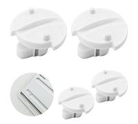 Ventclip for Dometic Ventilation Grille Fridge - Replacement Clips for Ventilation Grille for Motorhomes, Pack of 4 Vent Clip for Winter Cover for Dometic Fridge Exterior, Locking Screw for L100 L200
