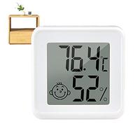 VENTDOUCE Humidity Meter, Indoor Thermometer Humidity Meter with LCD Display, Smile Temperature and Humidity Meter for Indoor Outdoor with Remote App Control