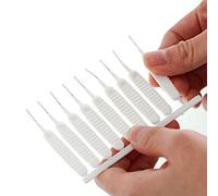 VENTDOUCE Shower Hole Cleaning Brush Small Hole Nozzle For Shower Head Anti-clogging Bristles Non-slip Grip Data Ports Cell Phone Straws Keyboards Sewing Machines 6x0.5cm