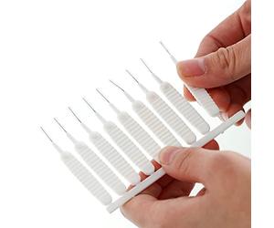 VENTDOUCE Shower Hole Cleaning Brush Small Hole Nozzle For Shower Head Anti-clogging Bristles Non-slip Grip Data Ports Cell Phone Straws Keyboards Sewing Machines 6x0.5cm