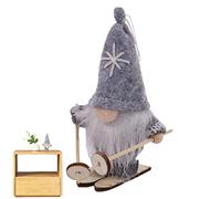 VENTDOUCE Ski Gnomes Decorations | Cute Ski Doll Toy | Skiing Dwarf Faceless Doll for Tree Home Window Decoration
