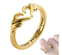 VENTDOUCE Women's Silver Claddagh s - I Love You Forever Irish Claddagh | Adjustable Friendship Promise Love Heart Jewelry s for Mothers Day Valentines