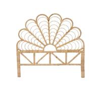 Vente-unique 140 Cm Headboard - Rattan - Natural - FLOSIA in Light Oak | Size: Double Vente-unique Light Oak Double