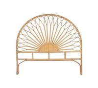 Vente-unique 140 Cm Headboard - Rattan - Natural - SOLIA in Light Oak | Size: Double Vente-unique Light Oak Double