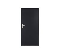Vente-unique - Agueda Front Door - Metal Anthracite Grey 95.1 cm x 9 cm | Trendy matte surface | Environmentally friendly product