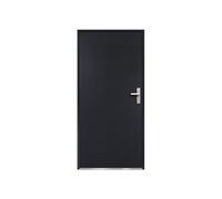 Vente-unique - Agueda Front Door - Metal Anthracite Grey 95.1 cm x 9 cm | Trendy matte surface | Environmentally friendly product