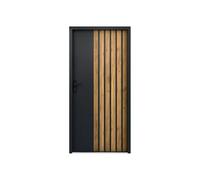 Vente-unique - Cobrita Front Door - Metal Anthracite Grey 95.1 cm x 9 cm | Trendy matte surface | Environmentally friendly product