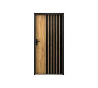 Vente-unique - Cobrita Front Door - Metal Natural Light 95.1 cm x 9 cm | Trendy matte surface | Environmentally friendly product