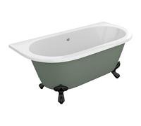 Vente-unique - Freestanding Bath with Feet 1 Sparus - Acrylic - Green