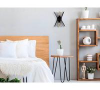 Vente-unique KIRPI Wired Metal Wall Light - H. 33 Cm - Black Vente-unique Black