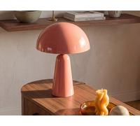 Vente-unique Mushroom Metal Table Lamp - D. 15.4 X H. 52 Cm - Glossy Pink - LARKIN Vente-unique Pink
