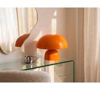 Vente-unique Mushroom Table Lamp In Metal - D31 X H25 Cm - Orange - SIDNEY Vente-unique Orange