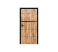 Vente-unique - Naxara Front Door - Metal Natural Light 97.5 cm x 9.2 cm