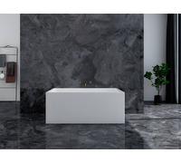 Vente-unique Rectangular Freestanding Bathtub - 150 X 75 X 60 Cm - Acrylic - White Vente-unique White 150 X 75 X 60 Cm