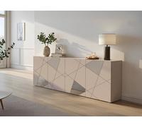Vente-unique Sideboard With 4 Doors - Beige - CANTIANO Vente-unique Beige