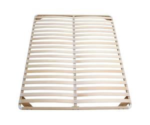 Vente-unique Slatted Frame Bed Base 180 X 200 Cm - 2X19 Slats - Without Legs in Beige | Size: Double Vente-unique Beige Double