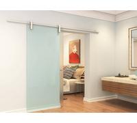 Vente-unique Sliding Door With Surface-Mounted System CLEAVER - H205 X W73 Cm in Clear Vente-unique Clear
