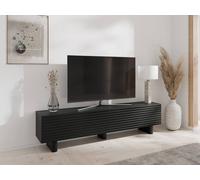 Vente-unique TV Unit With 2 Doors In MDF - 180 Cm - Black - LUDIMA Vente-unique Black