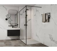 Vente-unique Ultra-Slim Trimmable SMC Resin Shower Tray for Surface Or Recessed in White | Size: 1600mm x 900mm Vente-unique White 1600mm x 900mm