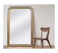 Vente-unique Vintage-Style Wood Frame Mirror - L 80 X H 110 Cm - Paulownia Wood in Gold Vente-unique Gold