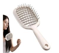 Vented Curved Brush, Ventilated Drying Brush, Hair Brush for Women - Vented Brush, Paddle Detangling Brush with Bristles in Bowl Shape