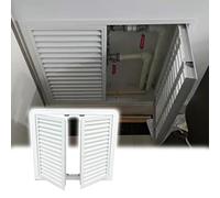 Vented Grille Inspection Door, Customizable Access Panel, Surface Mounted Decorative Wall Cover for Basements, Kitchen, Living Room