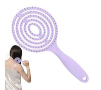 Vented Hair Brush - Round Paddle Vented Detangling Brush,Breathable Wet and Dry Hair Detangler Brush, Long Hair Round Comb with Handle for Women Men
