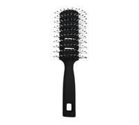 Vented Hairbrush Ergonomic Handle, Nine-Row Rib Comb Design, Anti-Static