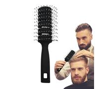 Vented Hairbrush Ergonomic Handle Nine-Row Rib Comb Design Anti-Static