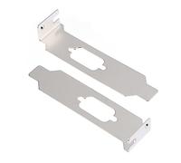 Vented Pci Slot Cover 20 Pack Steel Blank Plate for Chassis | Silver Finish, Mini 2u Format, Back Slot Accessory Bundle, 20 Pieces Total for Spare Installation