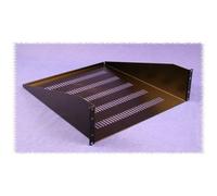 VENTED SHELF, CANTELIVER, 2U, STEEL, Standard 19" Rack Cabinets, Racking Shelves, Racking Shelf, Qty.1 | RASV190315BK1