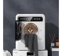 Vented Tumble Dryer 4KG Drying Capacity, 1000W Adjustable Temperatures, Stainless Steel Tub, LCD Smart Touch Panel, Electric Dryer for Apartment and RVs