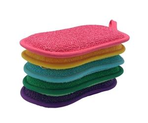 VENTEO 5 x Kitchen Sponge | Magic Dish Washing Up Sponge | Non Abrasive Double-Sided Sponge | Cleaning Dishes Household Surfaces | Reusable Washable Sponge | Hygiene Kitchen Care