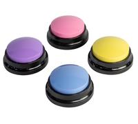 Venteo - Dog Communication Button | Recordable Buzzer for Animal Interaction | Voice Recorder for Learning and Behavioral Expression | Cognitive Tool to Stimulate.