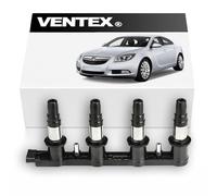 VENTEX® Ignition Coil Pack VXS1702 Compatible with Vauxhall Insignia 1.8 Astra 1.6 Turbo 7-Pin