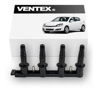 VENTEX® Ignition Coil Pack VXS1713 Compatible with Vauxhall Vectra Zafira Astra H 1.6 1.8 Corsa VXR 6-Pin