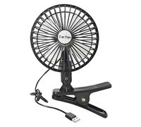 Ventilador De Clip De Automóvil - Clip En El Ventilador Para Ventilación De Aire | Ventiladors Portátil | Ventiladors Fuerte Enoleador De Circulación Portátil | 360° Velocidad De Rotación Ventilamie