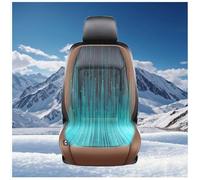 Ventilated Car Seat Cover 12V-24V with 24 Turbo Fans, 3 Cooling Air Speeds, Ventilated Seat Covers for Cars,SUV,Sedans and Pick-up Trucks,Brown-12V