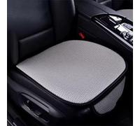 Ventilated Car Seat Cushion, Summer Car Seat Pad, Breathable & Anti-Slip Cotton Car Seat Covers With Pocket, Universal Front Bottom Car Seat Covers(B Grey,Front*2)