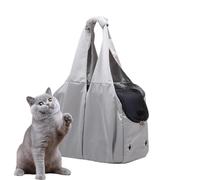 Ventilated Dog Body Carrier 40cm Tote Purse With Exterior Pockets | Lightweight Bag With Mesh Panels And Secure Zipper For Small Pets. Great For Shopping, Walking, And Trips.