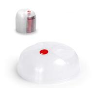 Ventilated Microwave Splatter Guard - Food Safe Lid Cover for 24.5 cm Plate